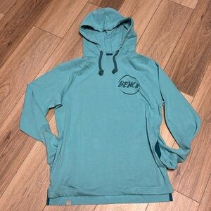 Bench NWT M Unisex Cobalt blue 100% cotton pocket hoodie sweatshirt